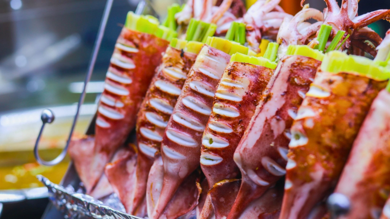 Taste Typical Dishes At Many Random Restaurants On The Sidewalk