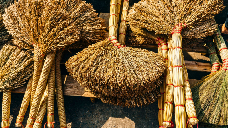 Get To Know More About The Local’s Daily Life At A Broom Making Workshop