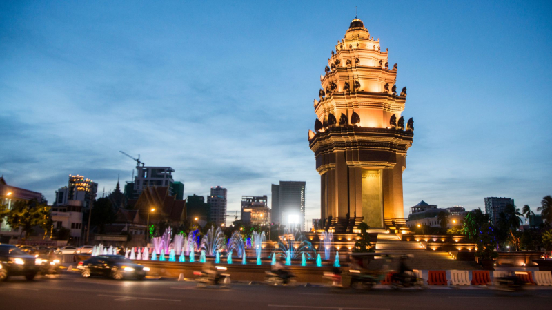 Victory Monument The Site Marks Independence From Colonial Rule