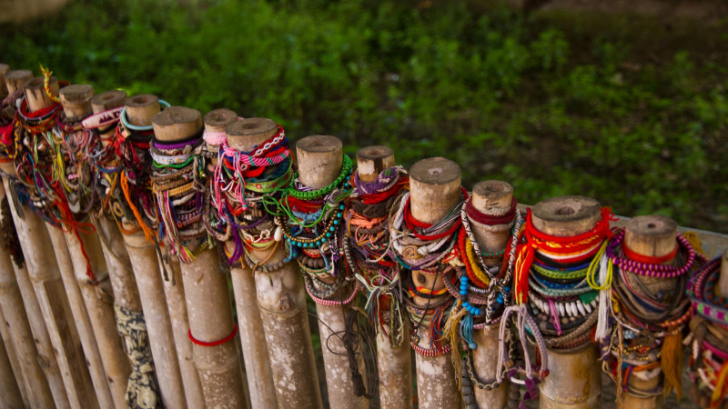 Colored Bracelets Dedicated To The Victims Of Choeung Ek