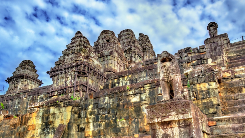 Bakong Temple Represents The Angkor Style