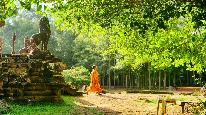 Bayon Temple Is One Of The Most Famous Temples In Cambodia