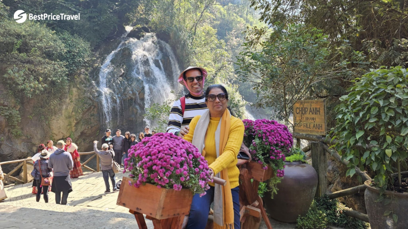 Day 1 Admire The Stunning Waterfall In Sapa