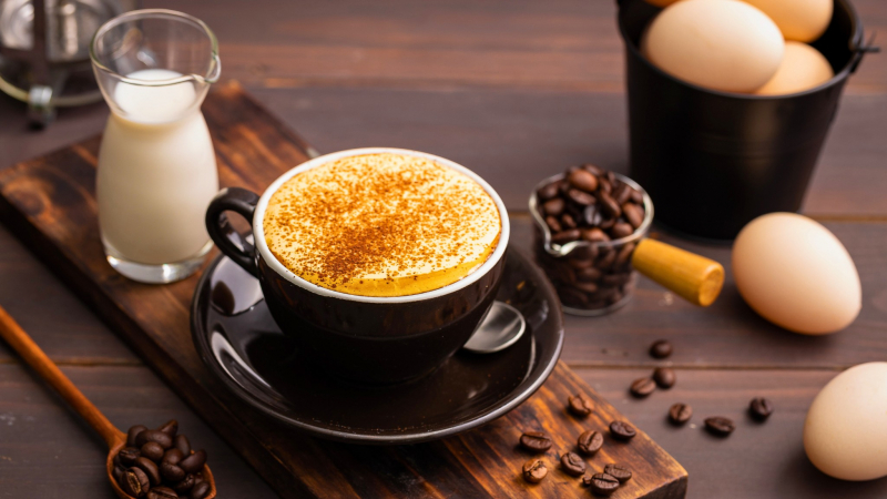 Day 8 Famous Drink Of Hanoi Egg Coffee