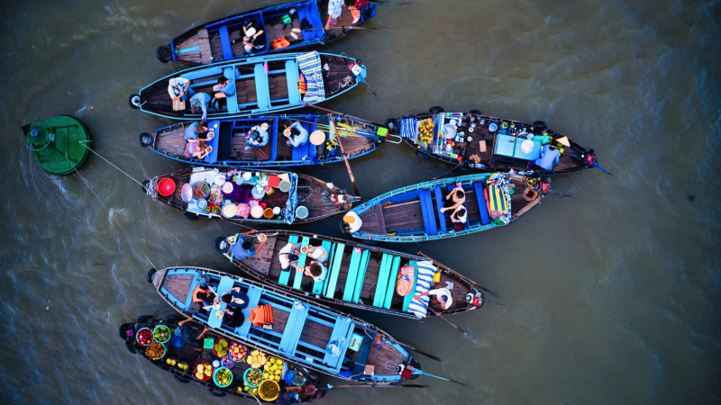 Day 14 One Of The Kind Cai Be Floating Market