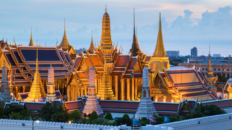 Day 2 Panoramic View Of Wat Phra Kaew