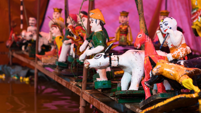 Day 7 Water Puppet Show At Thang Long Theater