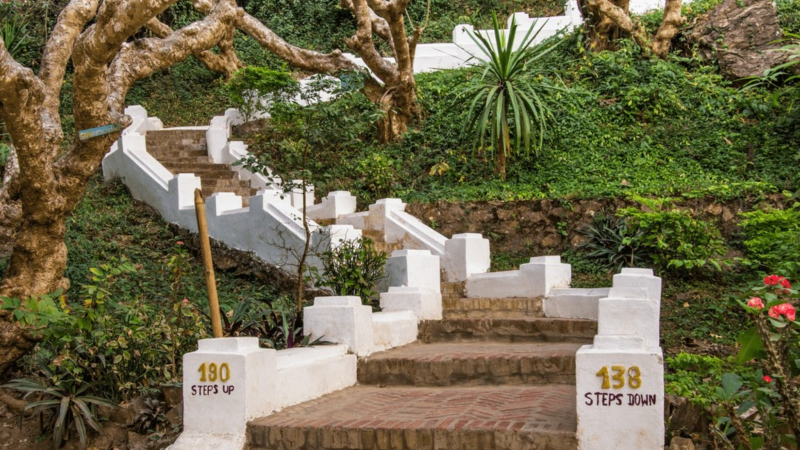 Stair Up To Mount Phousi