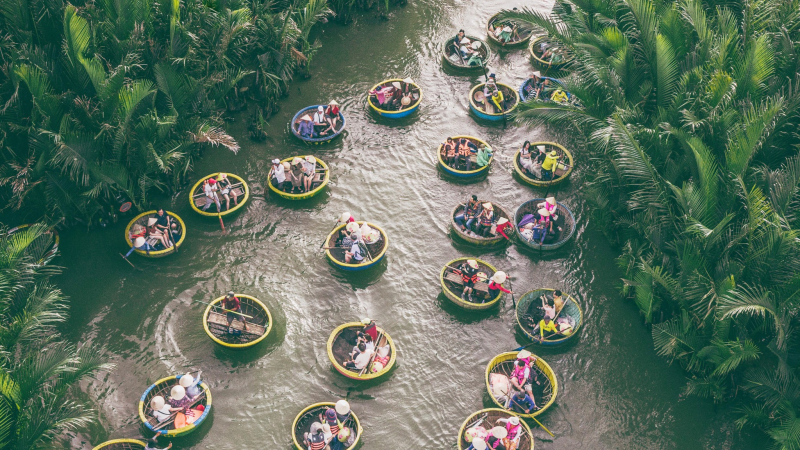 Day 7 Rowing Basket Boat Tour At Cam Thanh Village
