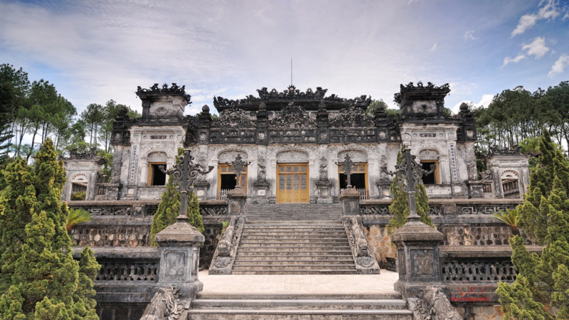 Day 5 Front View Of Khai Dinh Tomb