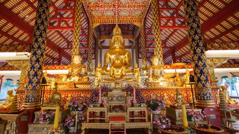 Day 4 Witness The Bronze Buddha Statue At Wat Suan Dok
