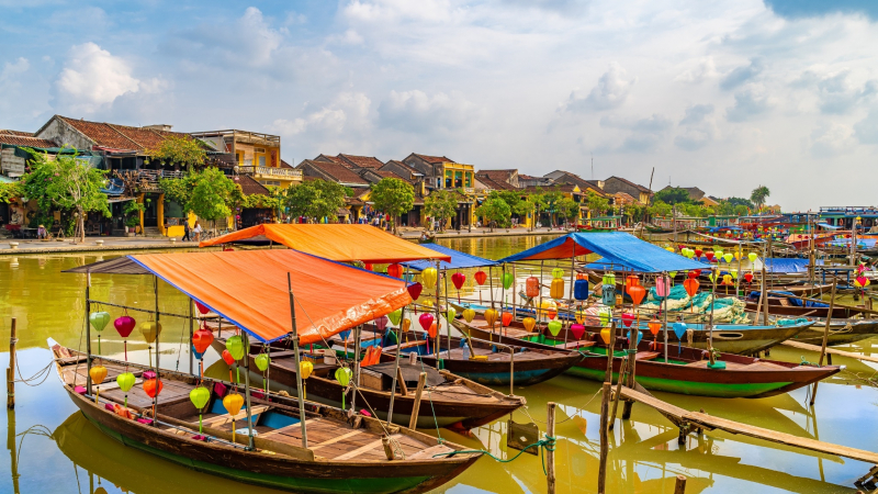 Find Calm Amidst The Gentle Waves Of Thu Bon River