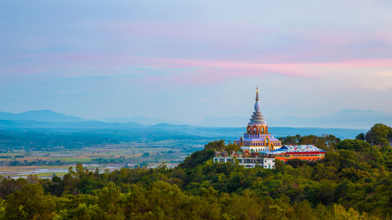 Day 3 Outstanding Thaton Temple On Top Of The Mountain