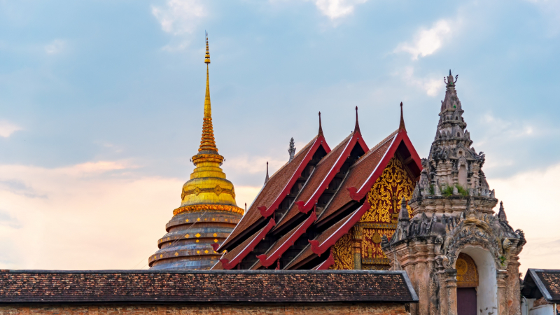 Day 7 Complicated Pattern At The Gate Of Wat Phra That Lampang Luang