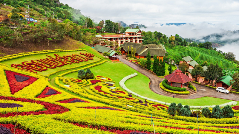Day 3 Colorful Mae Fah Luang Botanical Garden