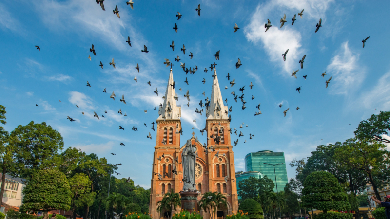 Day 2 Gothic Styling Saigon Notre Dame Cathedral