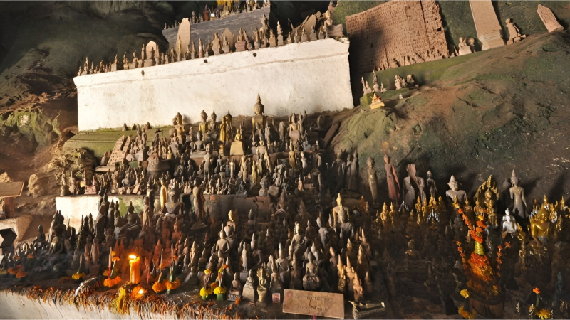 Day 2 Visit Pak Ou Caves Home To More Than 4000 Buddha Statues