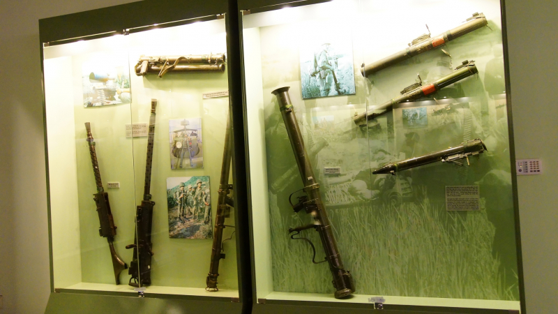 Day 7 Weapons Used During The War Are Displayed At The War Remnants Museum