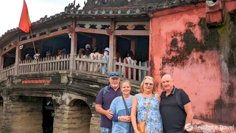 Day 11 Tourists Taking Pictures With The Japanese Covered Bridge
