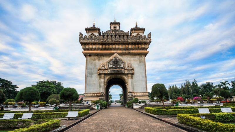Day 1 Patuxay Monument The Arc De Triomphe Of Vientiane