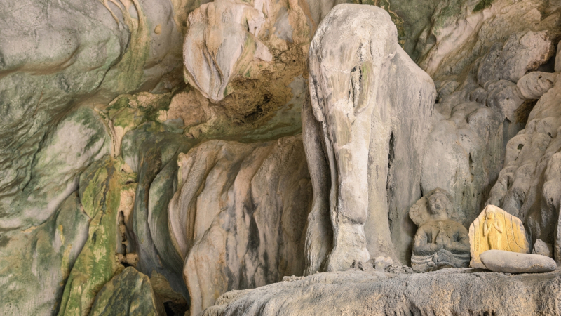Day 5 Rock Formation Inside Elephant Cave Resembles Elephant
