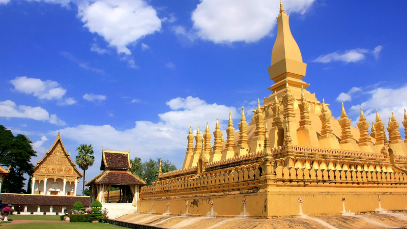 Day 1 That Luang Stupa's Architecture Embodies The Essence Of Laos Culture