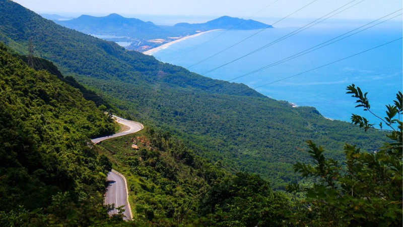 Day 6 Hai Van Pass Leads Along The Coastline Mountains Near Danang City