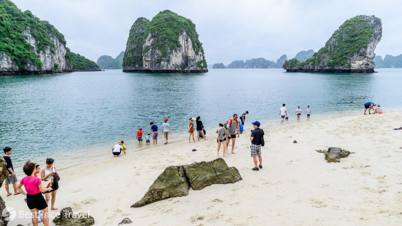 Day 3 Have Fun On The Stunning Beach Of Halong Bay