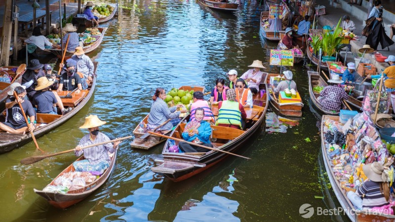 Day 8 Bustling Life At Damnoen Saduak Floating Market