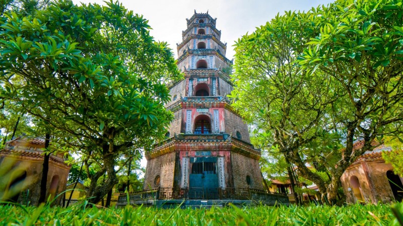 Day 12 Lush Greenery Surrounding Thien Mu Pagoda