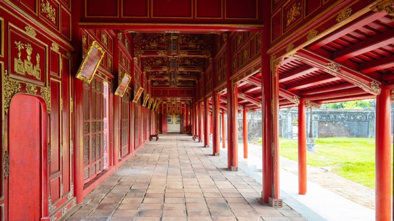 Day 9 The Corridors In Hue Imperial Citadel