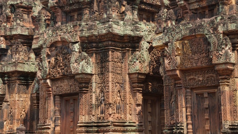 Day 6 Intricate Carvings Cover The Walls Of Banteay Srei