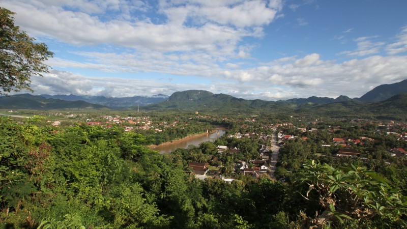 Day 10 Panoramic View Of Luang Prabang From Phousi Hill