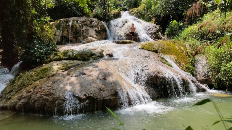 Day 1 Take In The Enchanting View Of Hieu Waterfall