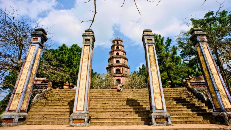 Day 8 Thien Mu Pagoda The Tallest Pagoda In Vietnam