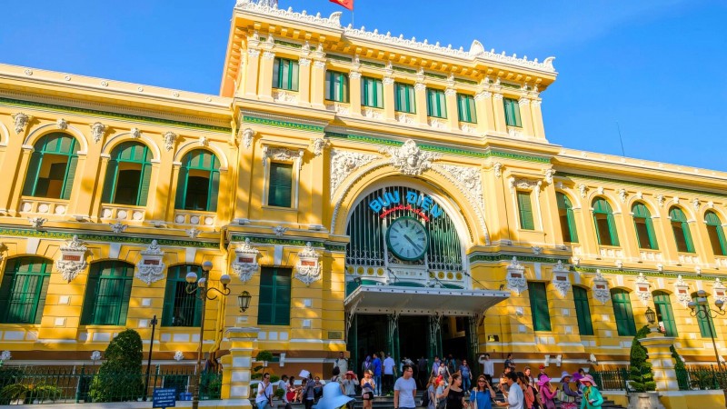Day 9 Visit The Old Post Office One Of The Key Landmarks Of French Colonial Architecture