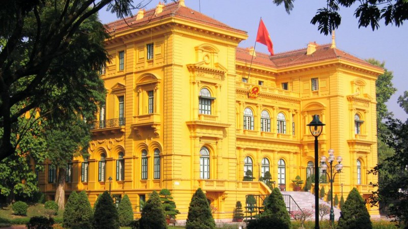 Day 2 Visit The Presidential Palace Site, Home To Ho Chi Minh’s Stilt House And Wartime Bunker