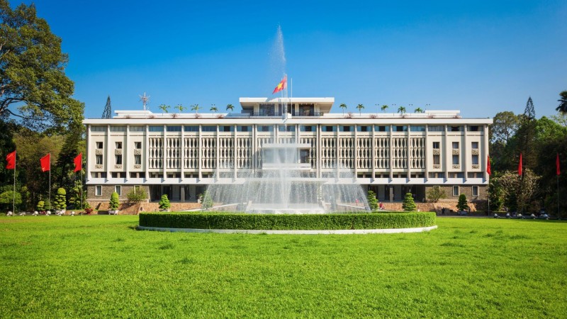 Day 2 Visit The Reunification Palace, Formerly South Vietnam’s Presidential Palace And Symbol Of War’s End