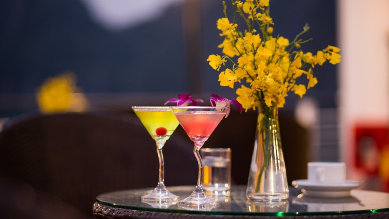 Day 6 Enjoy A Quiet Drink At The Bar With A View Over Halong Bay’s Tranquil Waters