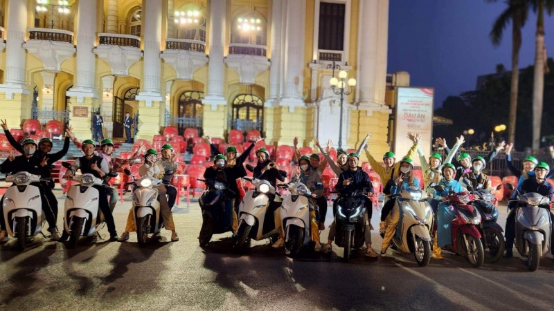 Day 1 Experience The City's Vibrant Nightlife On Hanoi Foodie Vespa Tour