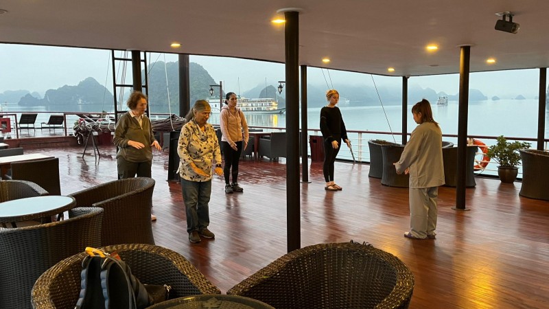 Day 5 Start The Day With A Peaceful Tai Chi Session On The Sundeck