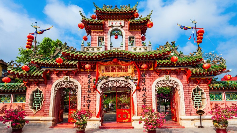 Day 17 Stand Before Fujian Assembly Hall Of Chinese A Religious Relic Of Hoi An
