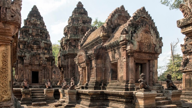 Day 27 Banteay Srei Temple A Highly Intricate And Classic Pearl In The Crown Of Khmer Art
