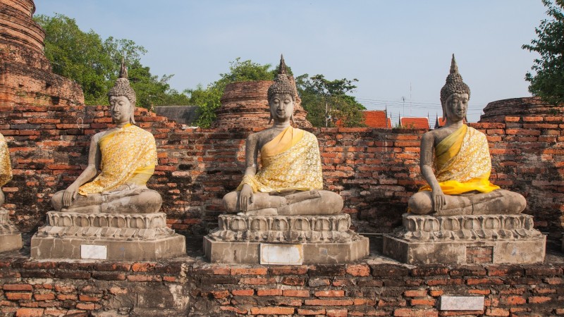 Day 14 Amaze At Rows Of Serene Buddha Statues At Wat Yai Chai Mongkol