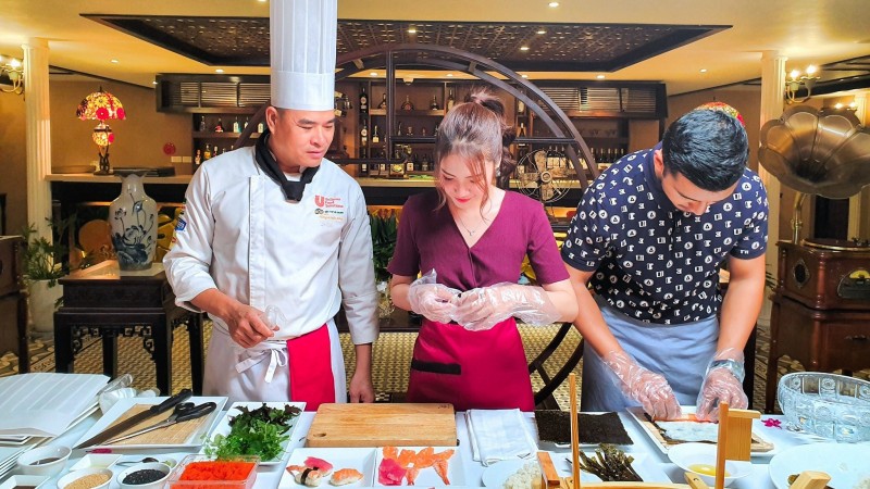 Day 9 Join A Fun Cooking Class On Board While Cruising Halong