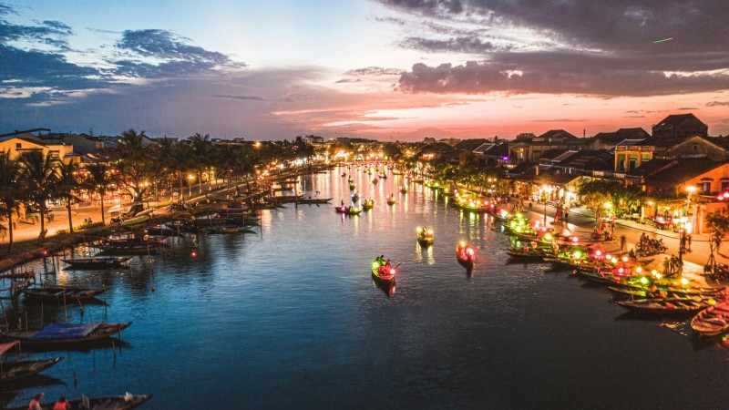 Day 4 Capture Peaceful Reflections During A Boat Ride Thu Bon River