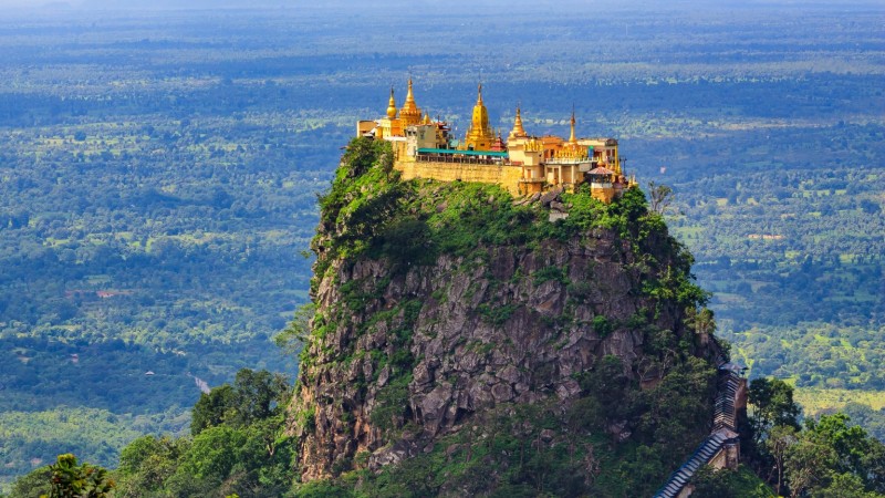 Day 4 Climb To The Sacred Summit Of Mount Popa