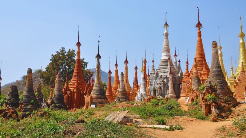 Day 8 Wander Among The Timeless Stupas Of Indein Village