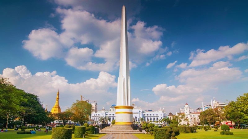 Day 1 See The Iconic Independence Monument In The Heart Of Yangon