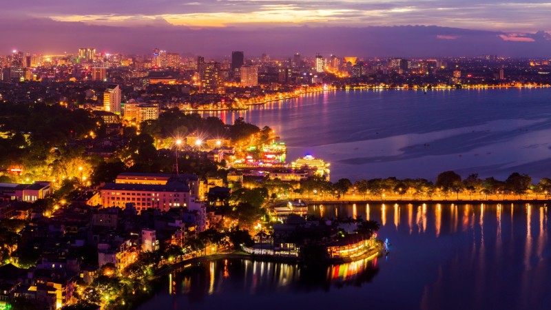 Take In The Calm Atmosphere Of West Lake In Hanoi